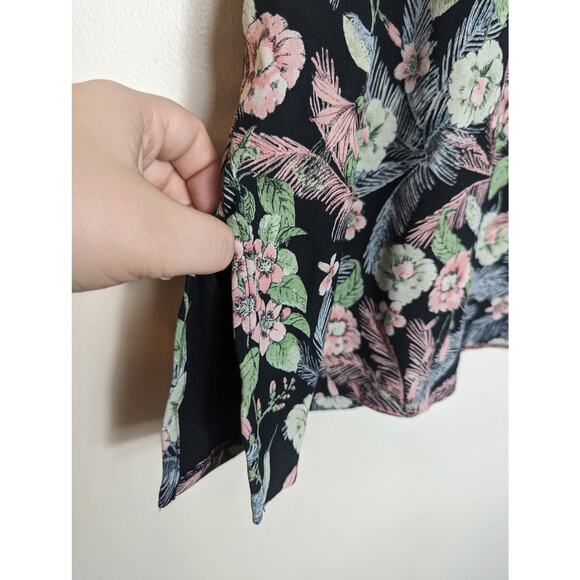 J. Jill Wearever Floral Hummingbird Print A-line Tunic - Picture 5 of 8